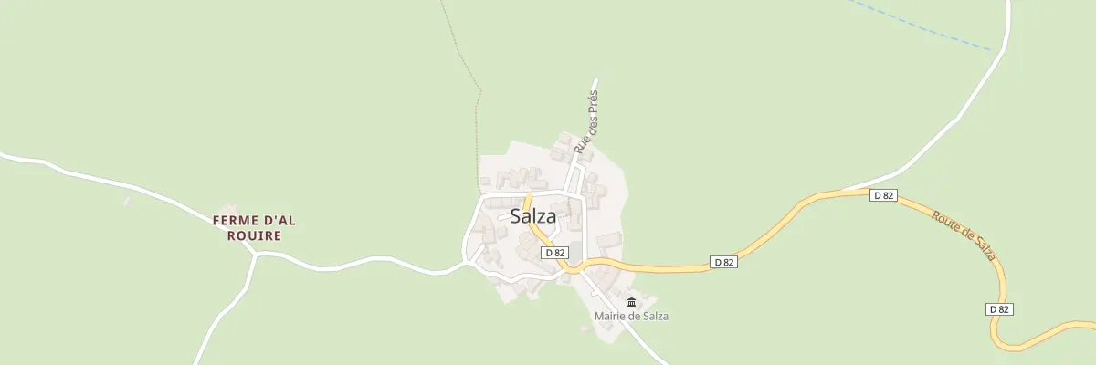 Plan du 5026 Le Village à Salza