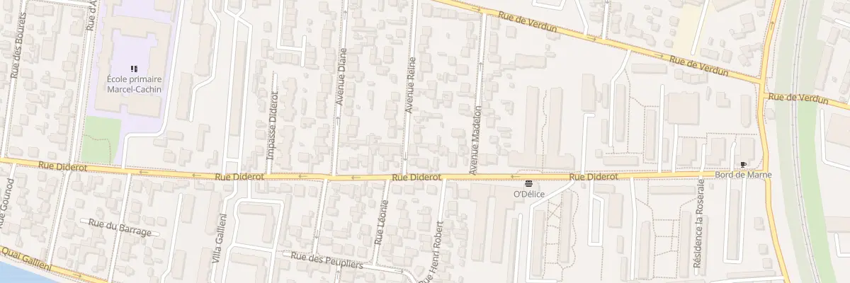 Plan du 6 Av Reine à Champigny-sur-Marne