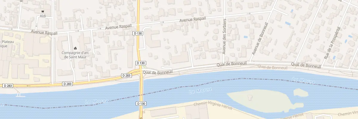 Plan du 95 Quai de Bonneuil à Saint-Maur-des-Fossés