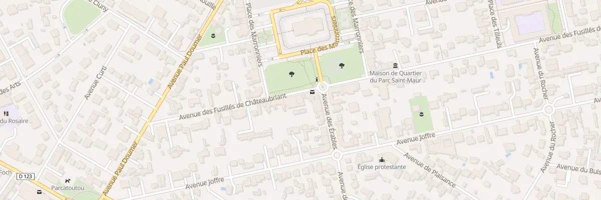 Plan du 30 Av Fusilles de Chateaubriant à Saint-Maur-des-Fossés
