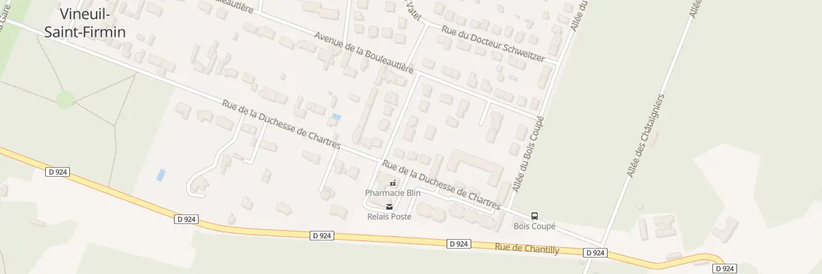Plan du 2 Rue Beaumarchais à Vineuil-Saint-Firmin