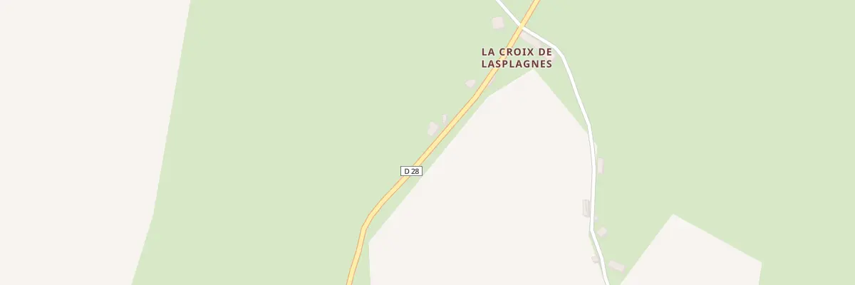 Plan du 1 La Croix de Lasplagnes à Ladinhac