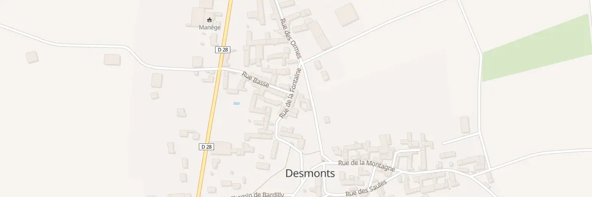 Plan du 8 Rue des Ormes à Desmonts