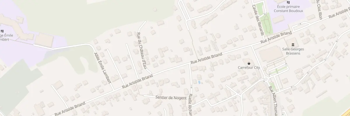 Plan du 107T Rue Aristide Briand à Villers-Saint-Paul