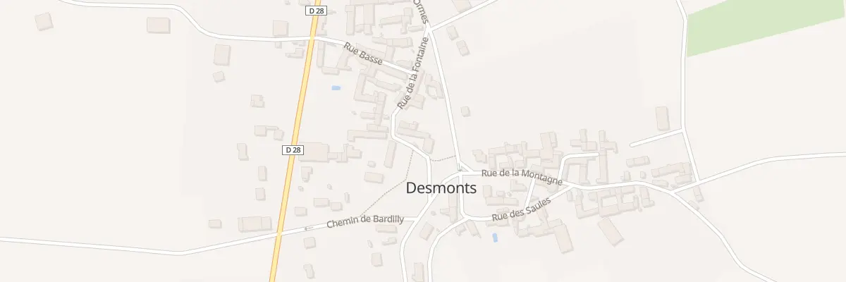 Plan du 4 Rue de la Fontaine à Desmonts