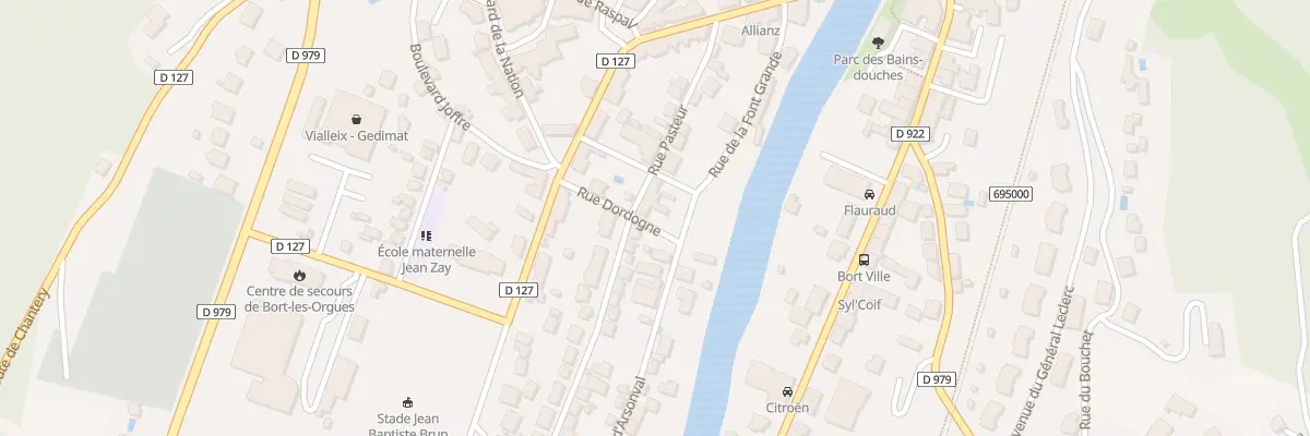 Plan du 155 Rue Pasteur à Bort-les-Orgues