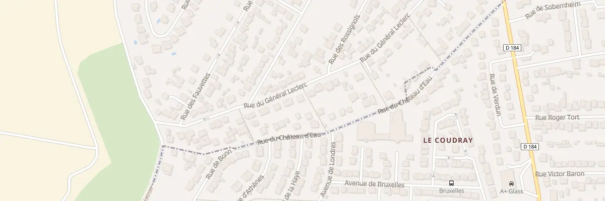 Plan du 55 Rue du Général Leclerc à Puiseux-en-France