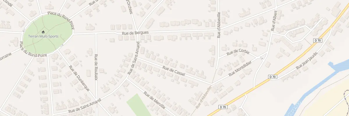 Plan du 22 Rue de Cassel à Marles-les-Mines