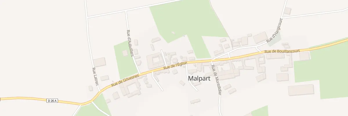 Plan du 4 Rue de l’Église à Malpart