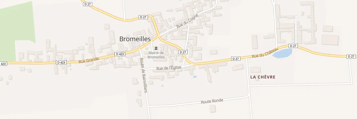 Plan du 5083 Le Village à Bromeilles