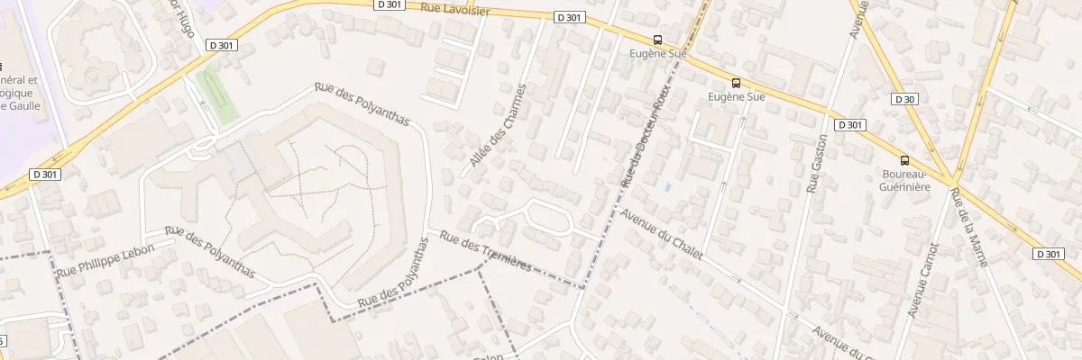 Plan du 14 Sq du Docteur Roux à Rosny-sous-Bois
