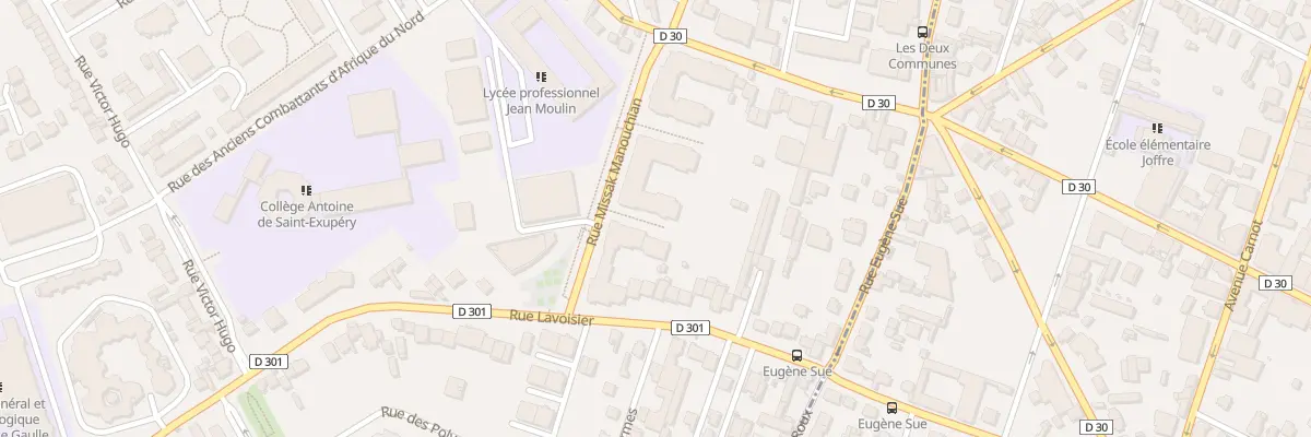 Plan du 28 Rue Lavoisier à Rosny-sous-Bois