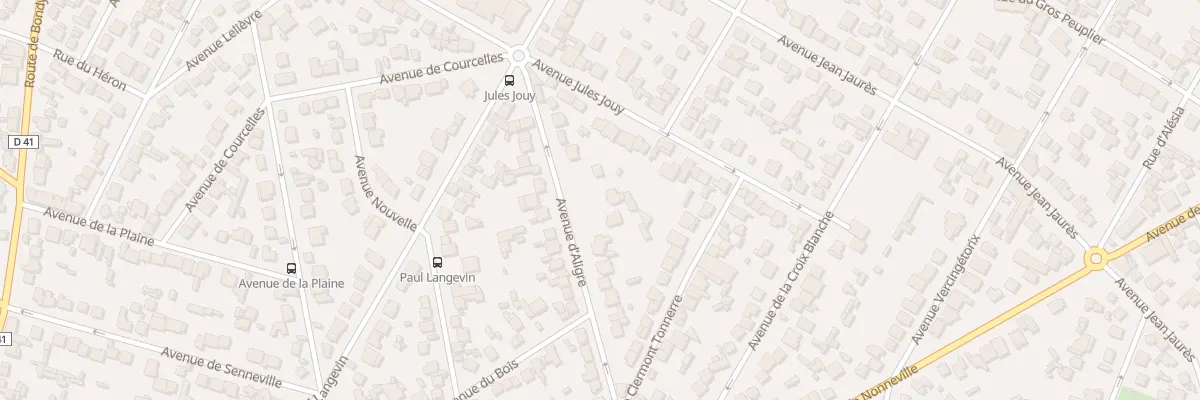 Plan du 11 Av d’Aligre à Aulnay-sous-Bois
