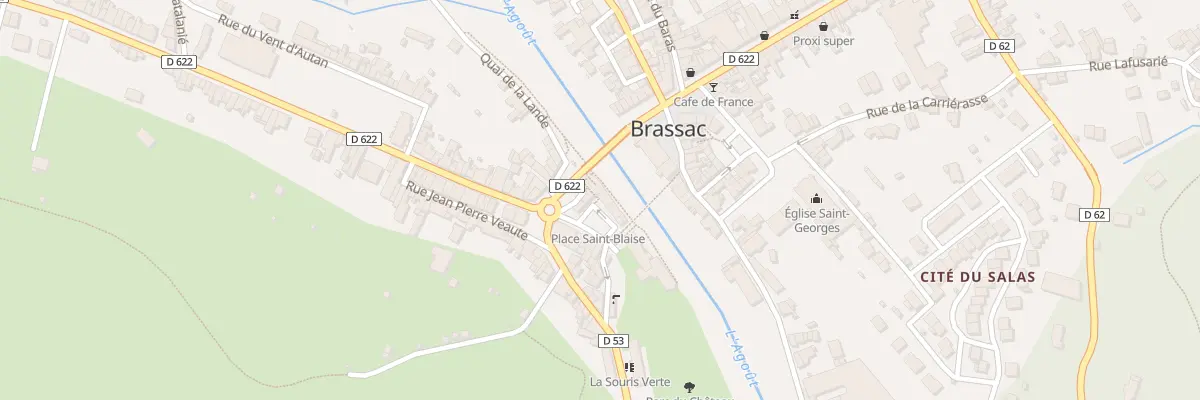 Plan du 2 Pl Saint Blaise à Brassac