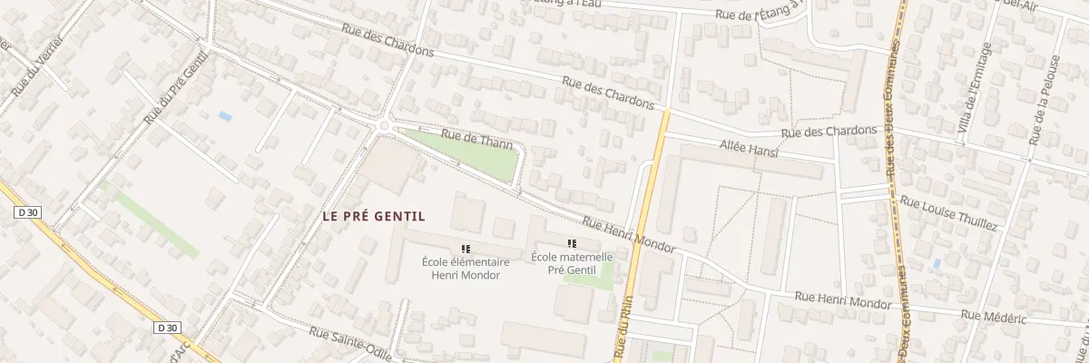 Plan du 7 Rue Henri Mondor à Rosny-sous-Bois