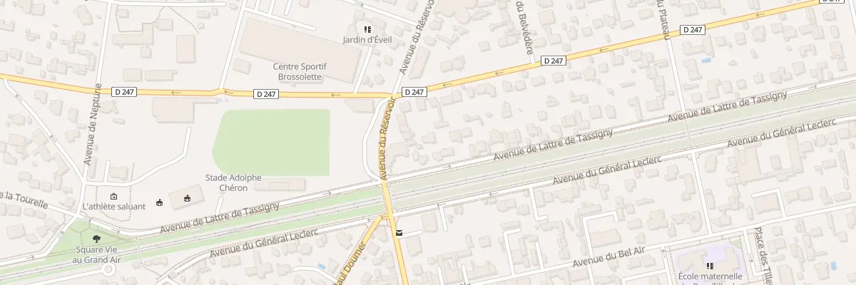 Plan du 55B Av de Lattre de Tassigny à Saint-Maur-des-Fossés