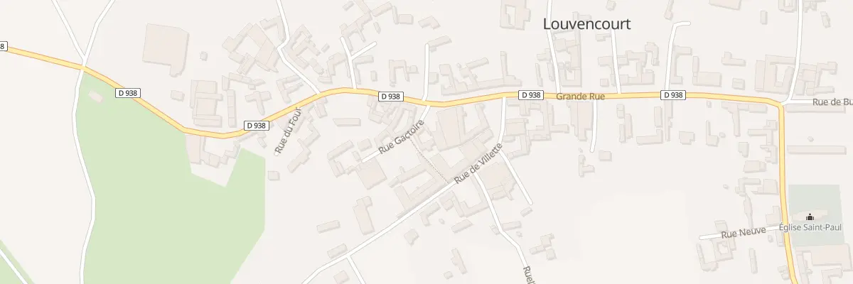 Plan du 1 Rue Gactoire à Louvencourt