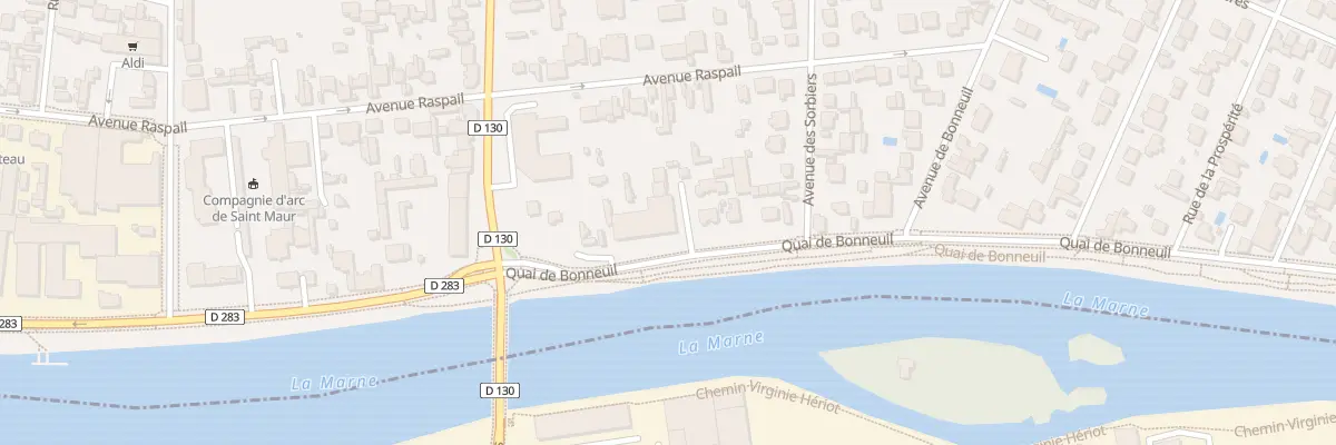 Plan du 97 Quai de Bonneuil à Saint-Maur-des-Fossés