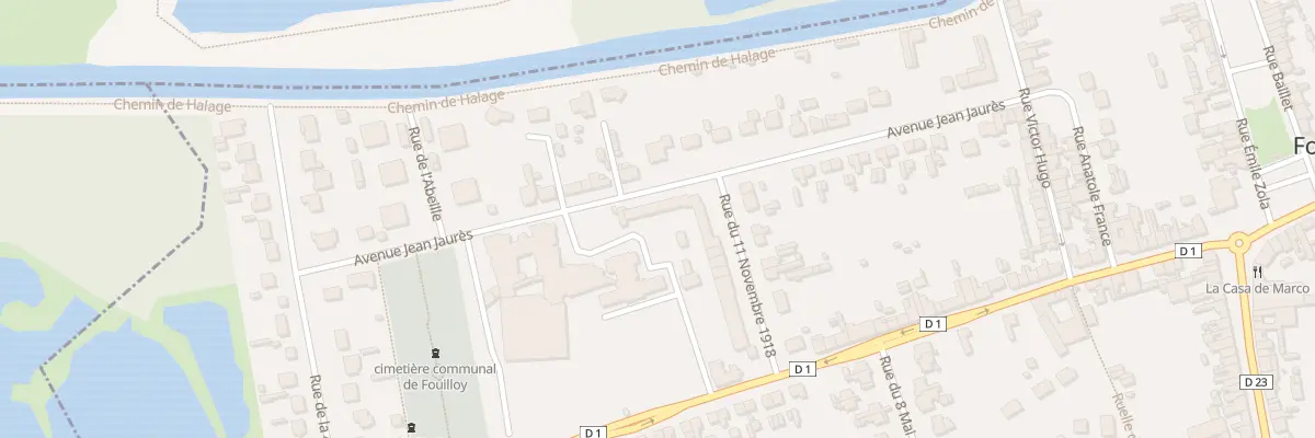 Plan du 5148F Rue du 11 Novembre 1918 à Fouilloy