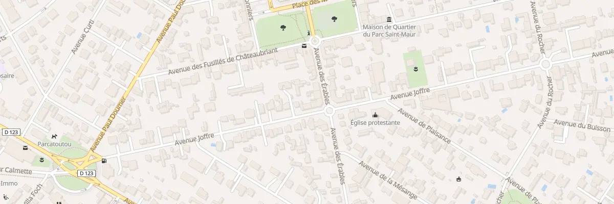 Plan du 33 Av Joffre à Saint-Maur-des-Fossés