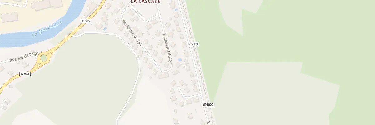 Plan du 634 Rte du Saut de la Saule à Bort-les-Orgues
