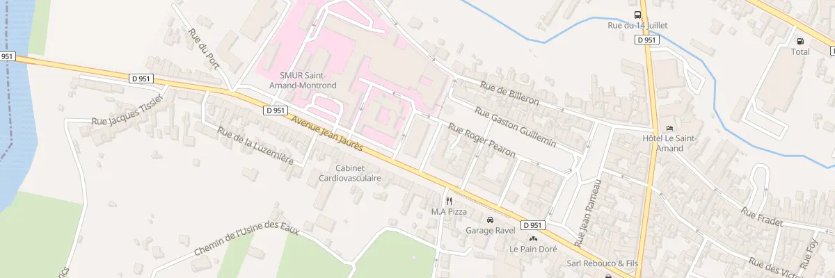 Plan du 7 Rue de la Caserne à Saint-Amand-Montrond