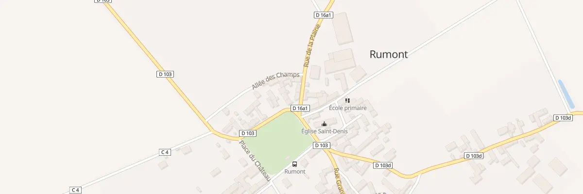 Plan du 6 Pl du Château à Rumont