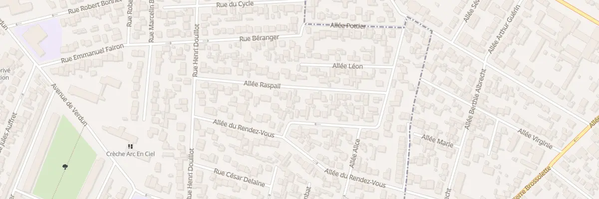 Plan du 28 All Raspail à Bondy