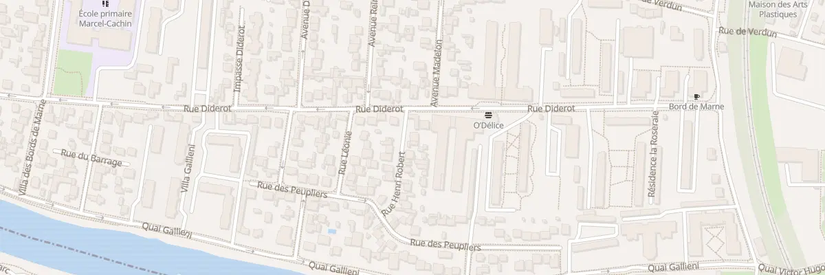 Plan du 20 Rue Henri Robert à Champigny-sur-Marne