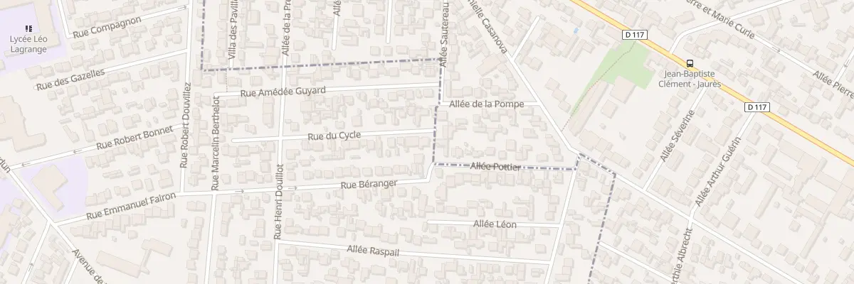 Plan du 38 Rue du Cycle à Bondy