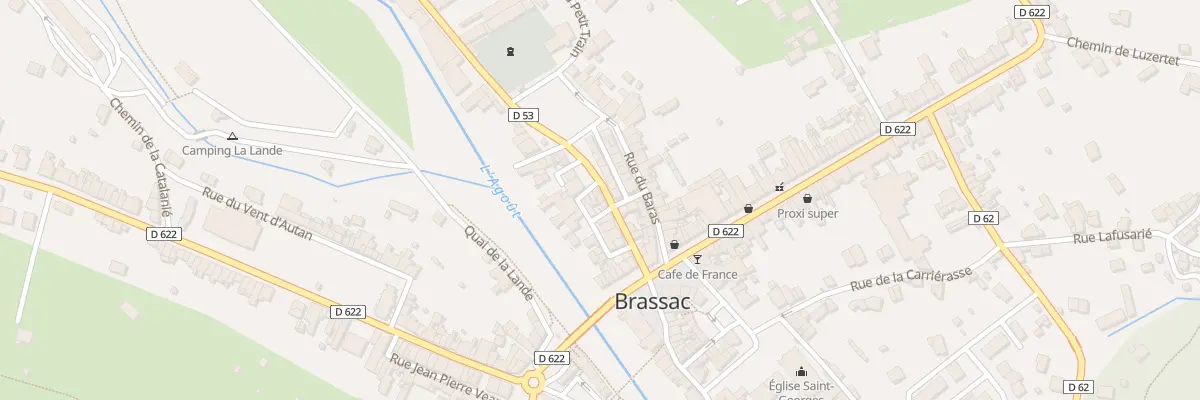 Plan du 13B Rte de Ferrières à Brassac