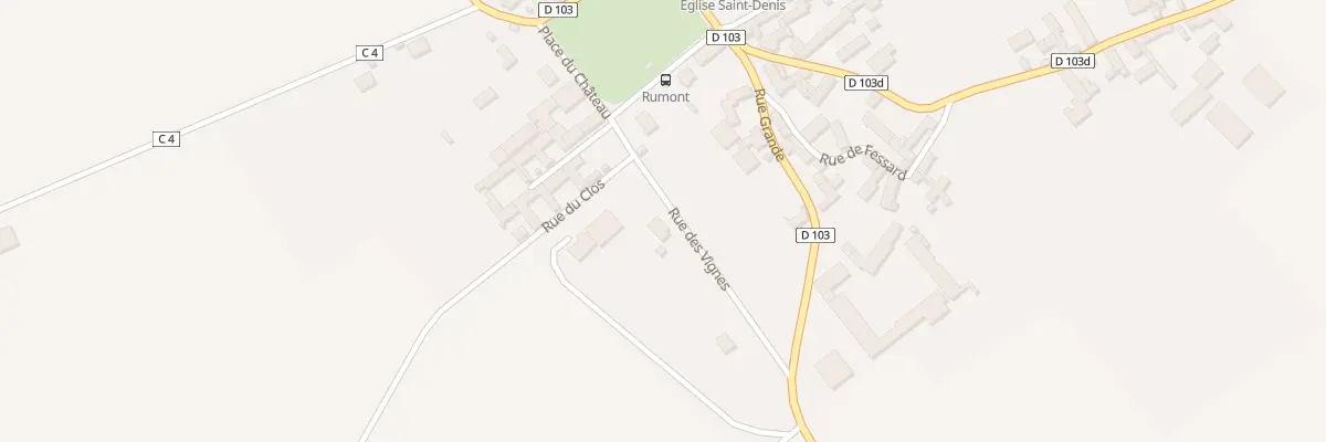 Plan du 4 Rue des Vignes à Rumont