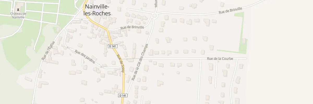 Plan du 3 Rue de la Courbe à Nainville-les-Roches