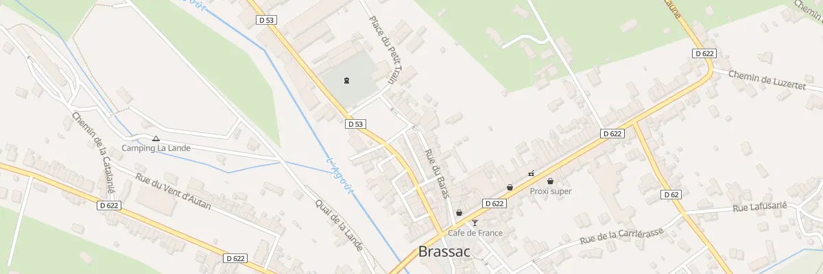Plan du 1 Pl de Castelnau à Brassac