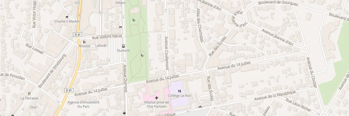 Plan du 27B Av Coullemont à Aulnay-sous-Bois