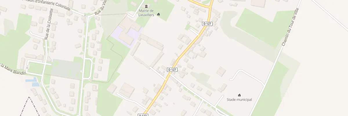 Plan du 484 Rue du 34e Bataillon de Chars à Lieuvillers