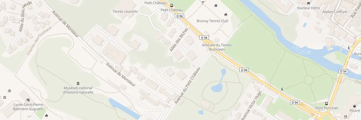 Plan du 2 All des Ecureuils à Brunoy