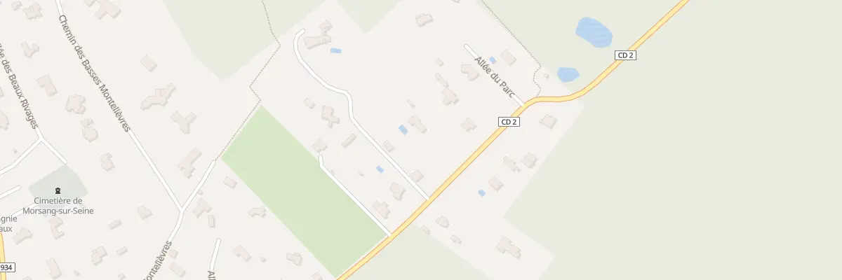 Plan du 29 Rte de Villededon à Morsang-sur-Seine