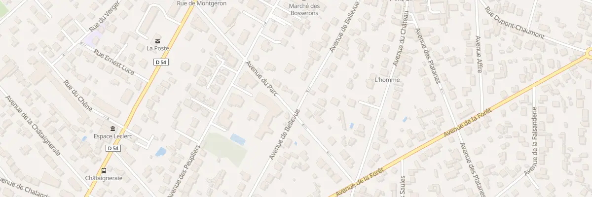 Plan du 17B Av du Parc à Brunoy