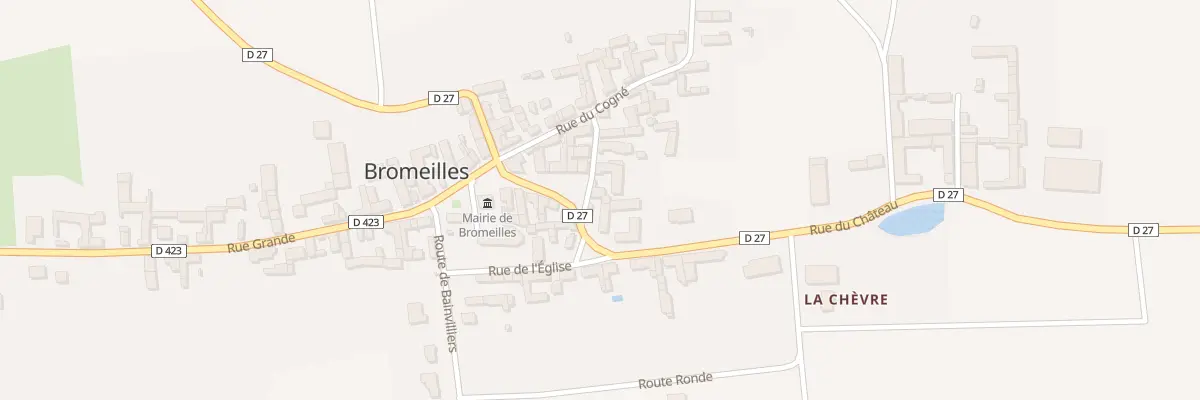 Plan du 5054 Le Village à Bromeilles