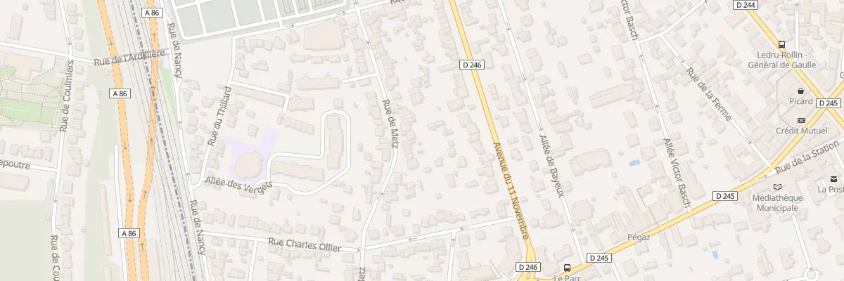 Plan du 86 Rue de Metz au Perreux-sur-Marne