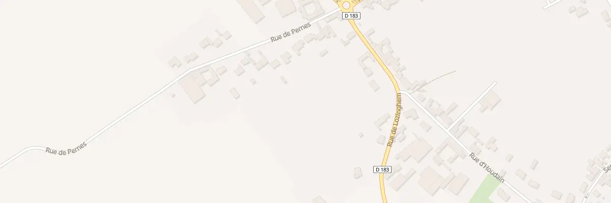 Plan du 13 Rue de Pernes à Allouagne