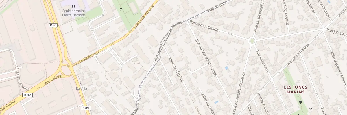 Plan du 76 Rue du Bois des Joncs Marins au Perreux-sur-Marne