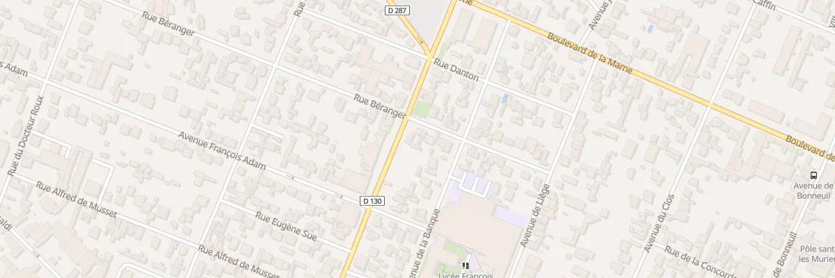 Plan du 42 Rue Béranger à Saint-Maur-des-Fossés