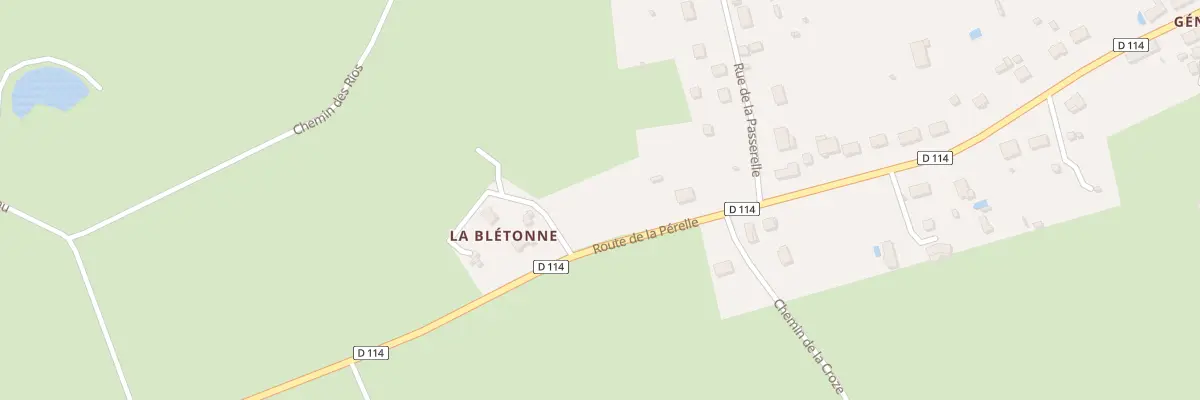 Plan du 1 La Bletonne à Huriel