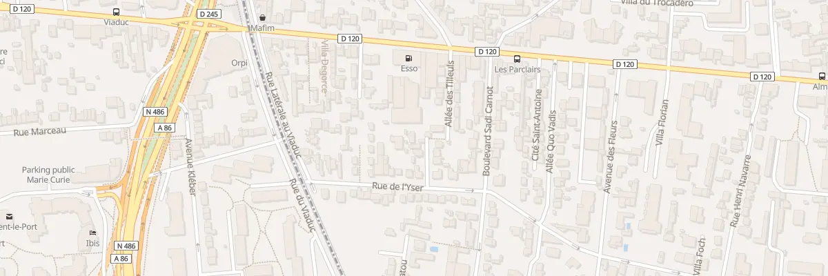 Plan du 2B Vla Magdelaine Rameau au Perreux-sur-Marne