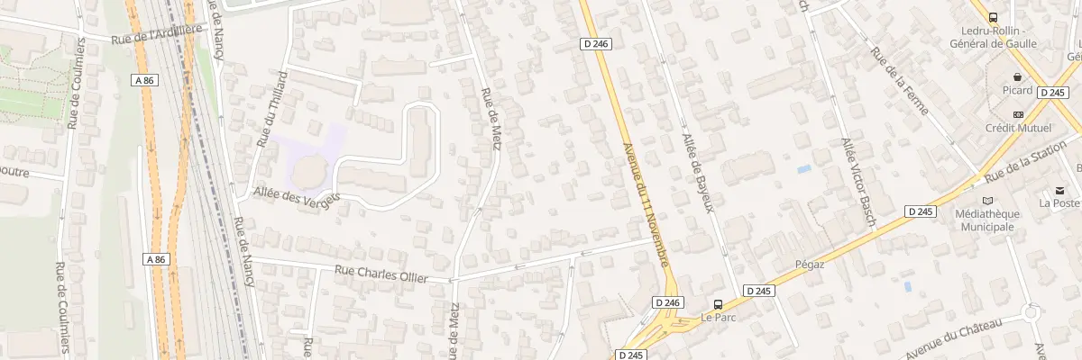 Plan du 74 Rue de Metz au Perreux-sur-Marne