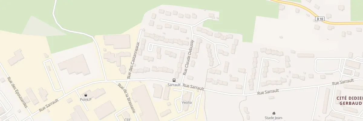 Plan du 7 Rue Claude Debussy à Saint-Amand-Montrond