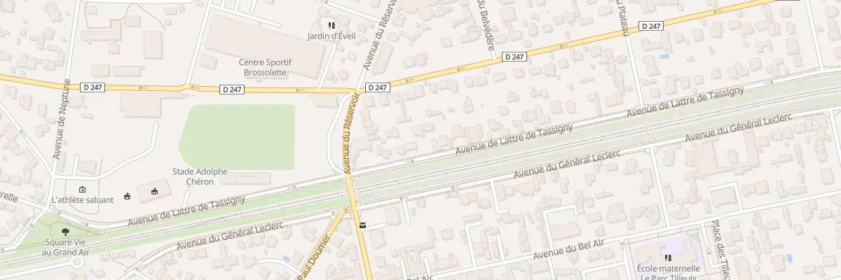 Plan du 59 Av de Lattre de Tassigny à Saint-Maur-des-Fossés