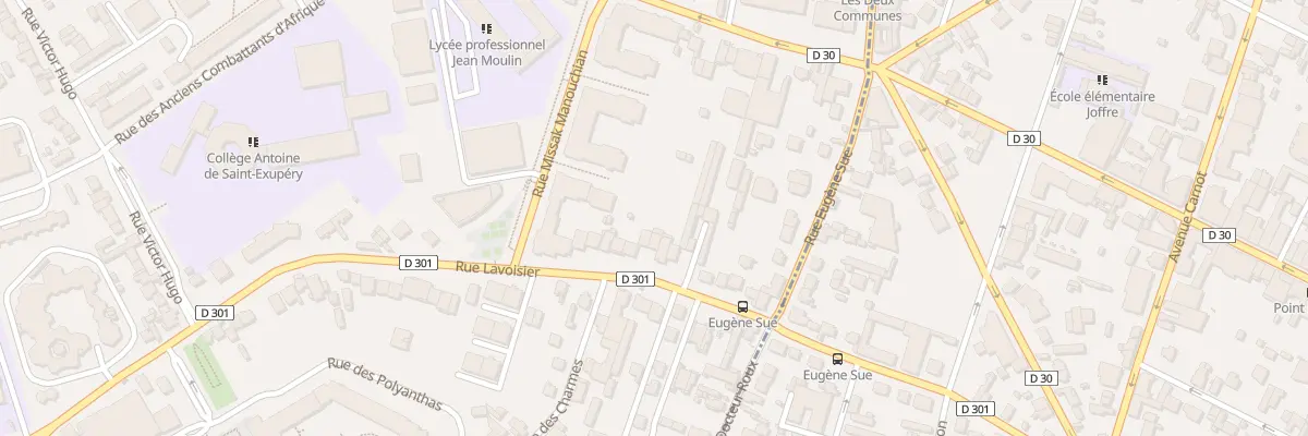 Plan du 20 Rue Lavoisier à Rosny-sous-Bois